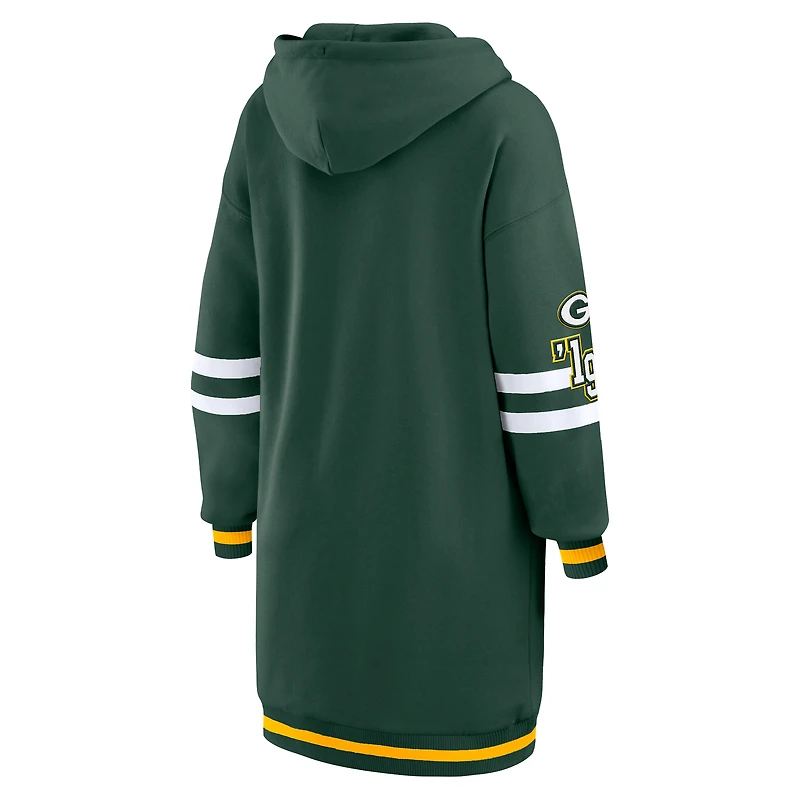 Women's WEAR by Erin Andrews Green Bay Packers Hoodie Dress