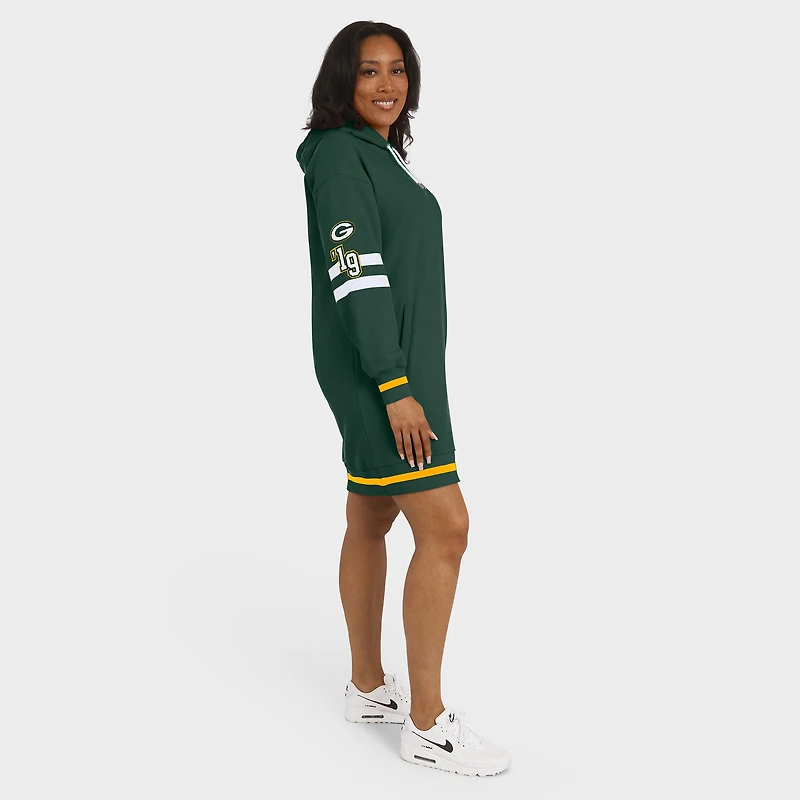 Women's WEAR by Erin Andrews Green Bay Packers Hoodie Dress