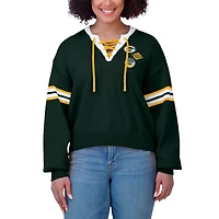 Pull à lacets pour femme WEAR by Erin Andrews Green Bay Packers