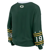 T-shirt de sport à manches longues grande taille pour femme WEAR by Erin Andrews Green Bay Packers