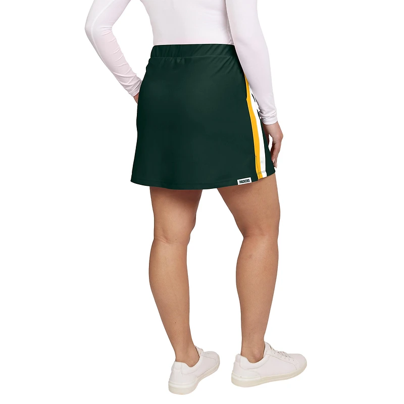 Women's WEAR by Erin Andrews Green Bay Packers Stripe Skort