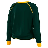 T-shirt à manches longues noué sur le devant pour femme WEAR by Erin Andrews Green Bay Packers