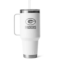 Tasse à paille Rambler YETI Green Bay Packers Secondary 42 oz