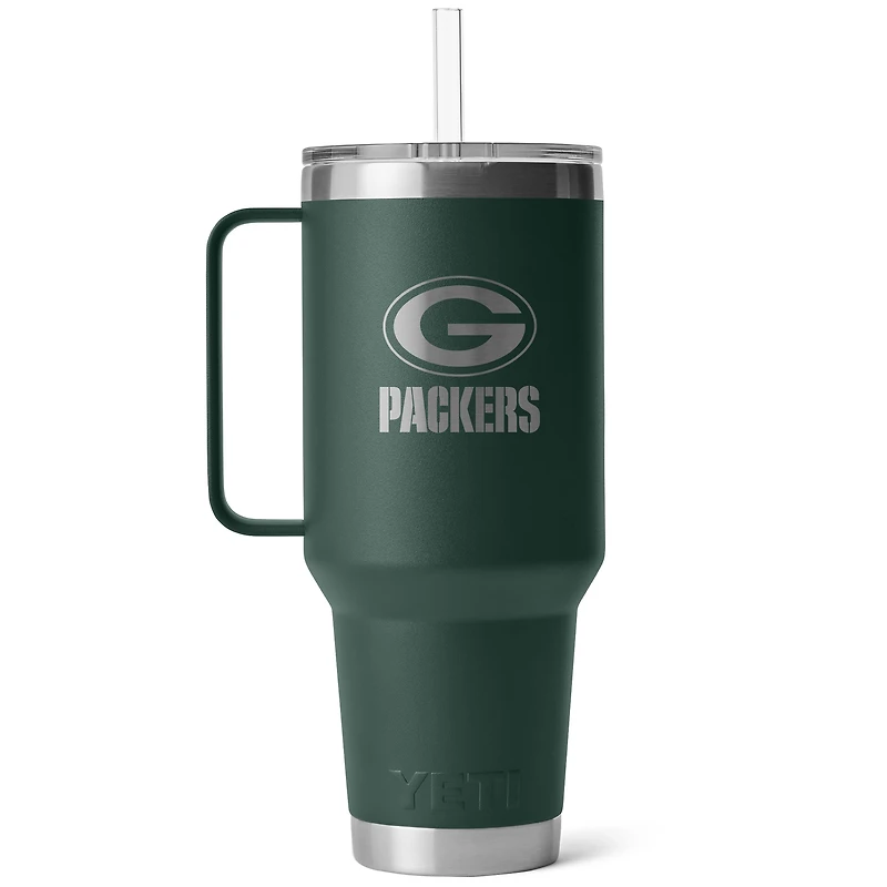 Tasse à paille YETI Rambler des Packers de Green Bay (1,27 l)
