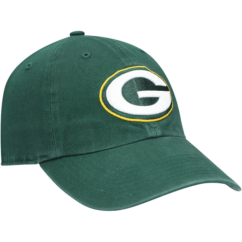 '47 Green Green Bay Packers Logo Clean Up Casquette ajustable pour jeune