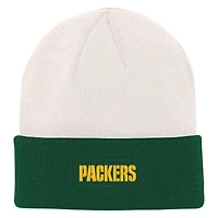 OST PAC CREAM GREE NFL YOUTH BONE CUFF KNIT HATYTHNIT
