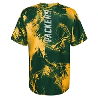 T-shirt vert Green Bay Packers The Mix pour jeune