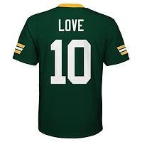 Maillot de joueur réplique des Packers Green Bay pour jeunes Jordan Love