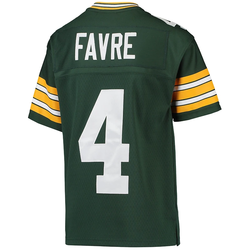 Youth Mitchell & Ness Brett Favre Green Bay Packers 1996 Retired Player Legacy Jersey
