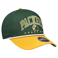Casquette ajustable en forme de A COOLERA 9FORTY des Packers de Green Bay, verte et dorée, pour jeunes New Era