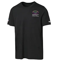 Youth Nike Black Green Bay Packers 2025 NFL Crucial Catch Tri-Blend Dri-FIT T-Shirt