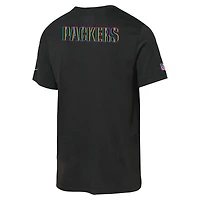 T-shirt Nike noir pour jeune Green Bay Packers NFL Crucial Catch 2025 Tri-Blend Dri-FIT