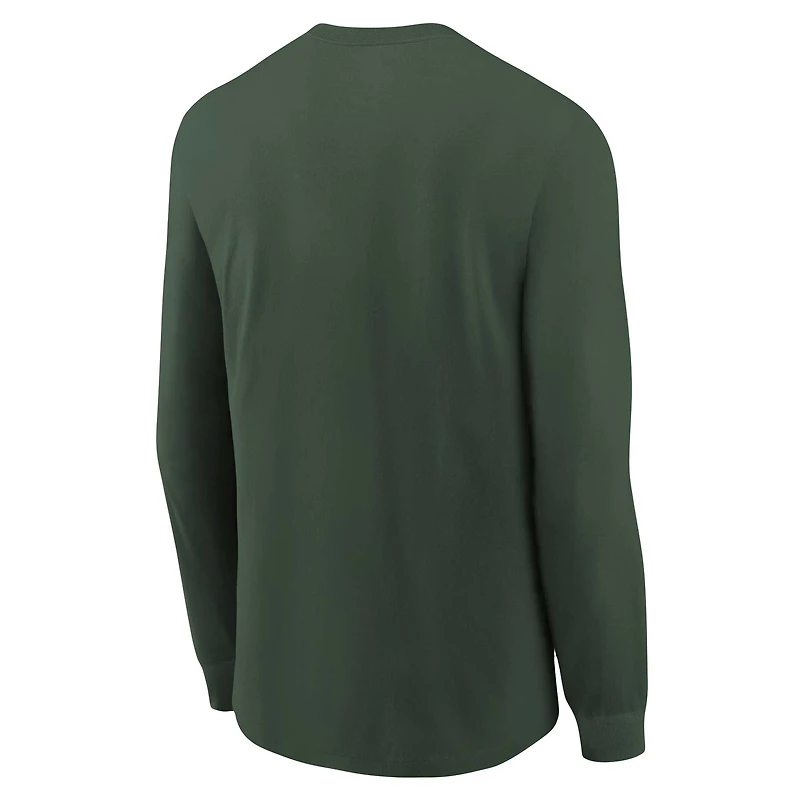 Youth Nike Green Bay Packers Icon Long Sleeve T-Shirt