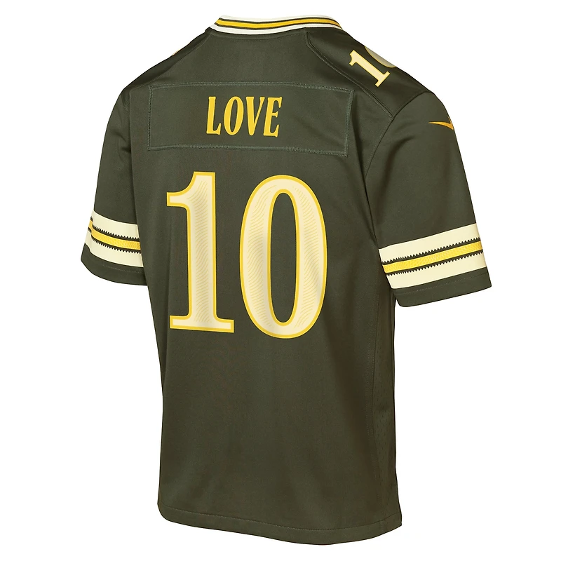 Youth Nike Jordan Love Green Bay Packers 2026 Rivalries Collection Game Jersey