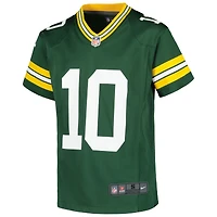 Maillot Nike Jordan Love Green pour jeunes des Packers de Bay