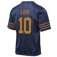 Youth Nike Jordan Love Navy Green Bay Packers The 1923 Classic Game Jersey