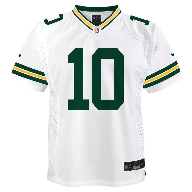 Youth Nike Jordan Love White Green Bay Packers Game Jersey