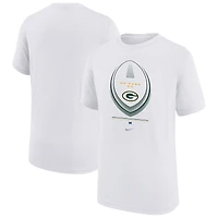 Youth Nike  White Green Bay Packers Icon Legend Dri-FIT T-Shirt