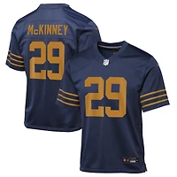Youth Nike Xavier McKinney Navy Green Bay Packers The 1923 Classic Game Jersey