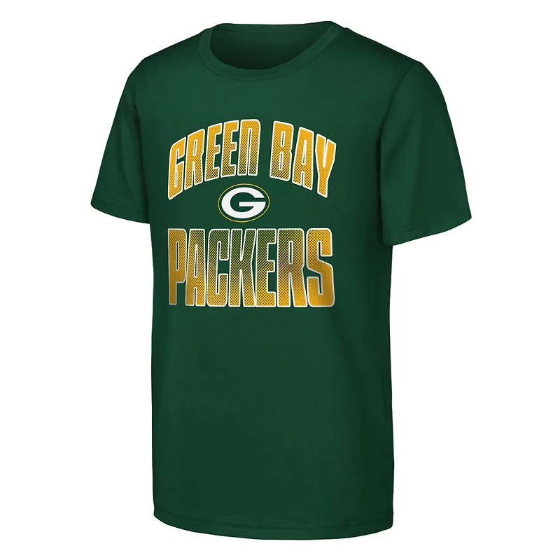 Ensemble de 2 t-shirts Youth Outerstuff Green Bay Packers Never Quit
