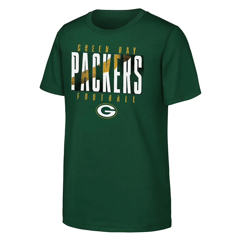 T-shirt à manches courtes pour jeunes NFL PAC B19 V114013 TEEYTHC HK1B7FJHAF01_B19_PCK #4