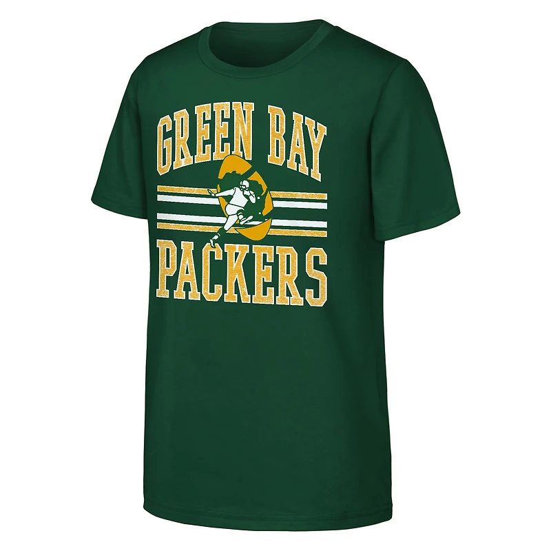 Youth Outerstuff Green Bay Packers Thrift Style T-Shirt