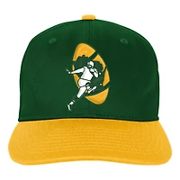 Casquette ajustable True Retro des Packers de Green Bay pour jeunes Outerstuff Green