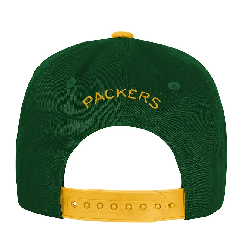 Youth Outerstuff  Green Green Bay Packers True Retro Adjustable Hat