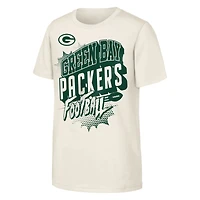 T-shirt de BD d'action Green Bay Packers pour jeunes Outerstuff Natural
