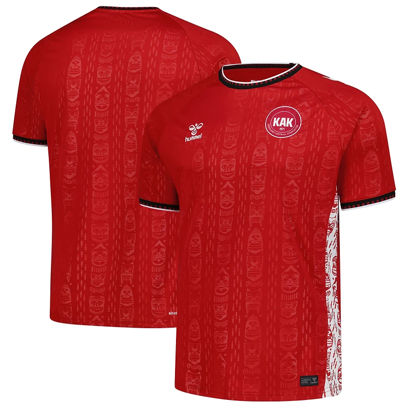 Men's Hummel Red Greenland National Team 2025 Home Replica Jersey