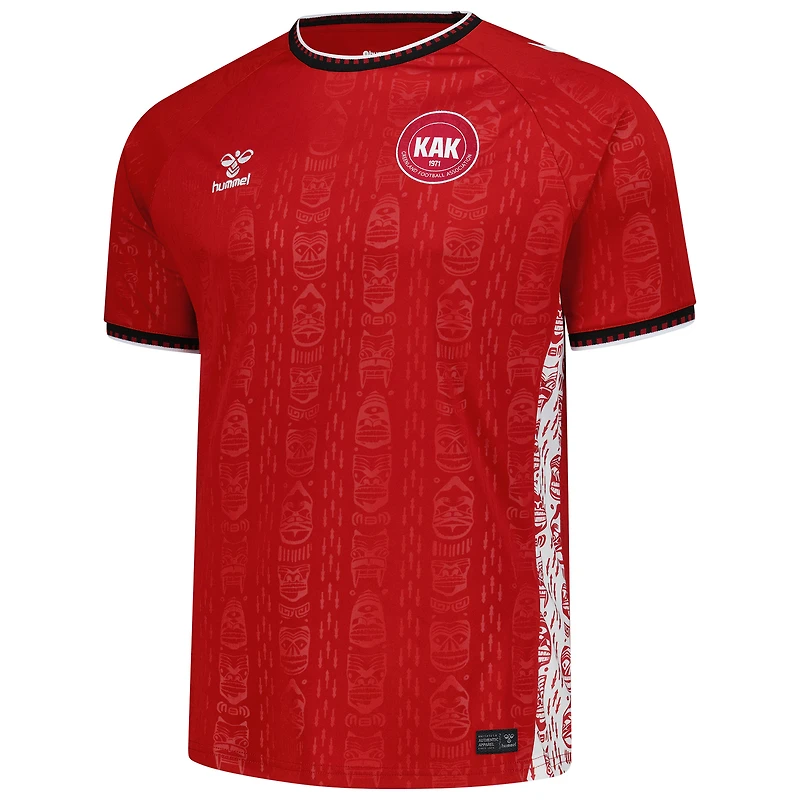 Men's Hummel  Red Greenland National Team 2025 Home Replica Jersey