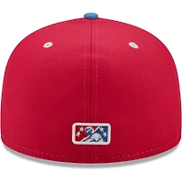 Men's New Era White/Blue Ranas De Rio Copa La Diversion 59FIFTY Fitted Hat