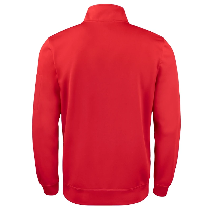 Unisex Cutter & Buck Red Greenville Drive Clique Lift Eco Performance Half-Zip Pullover Top