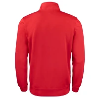Unisex Cutter & Buck Red Greenville Drive Clique Lift Eco Performance Half-Zip Pullover Top