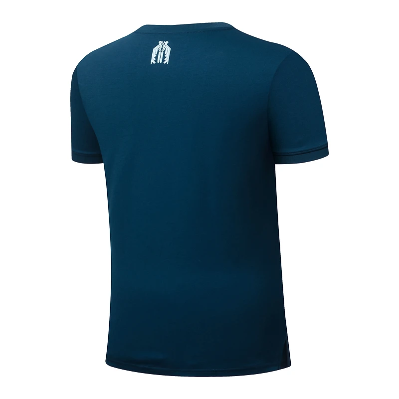 Men's Umbro Navy Guatemala National Team 2025 Crew Neck Polo