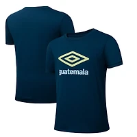 T-shirt Umbro bleu marine pour homme, équipe nationale du Guatemala 2025