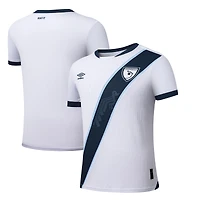 Maillot réplique à domicile Umbro blanc de l'équipe nationale du Guatemala 2025 pour jeunes