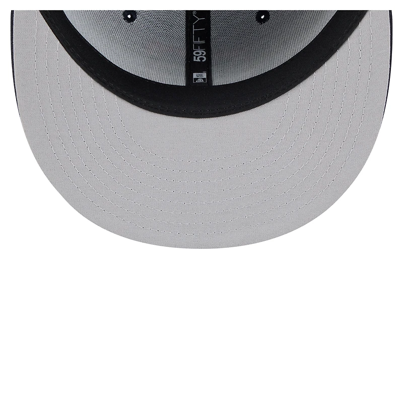 Casquette ajustée 59FIFTY pour homme de la collection Authentic Gwinnett Stripers New Era bleu marine