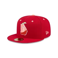 Men's New Era  Red Gwinnett Stripers Theme Nights 59FIFTY Fitted Hat