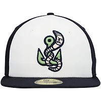 Casquette ajustée New Era Gwinnett Stripers Authentic Collection Team Alternate 59FIFTY pour homme, blanche