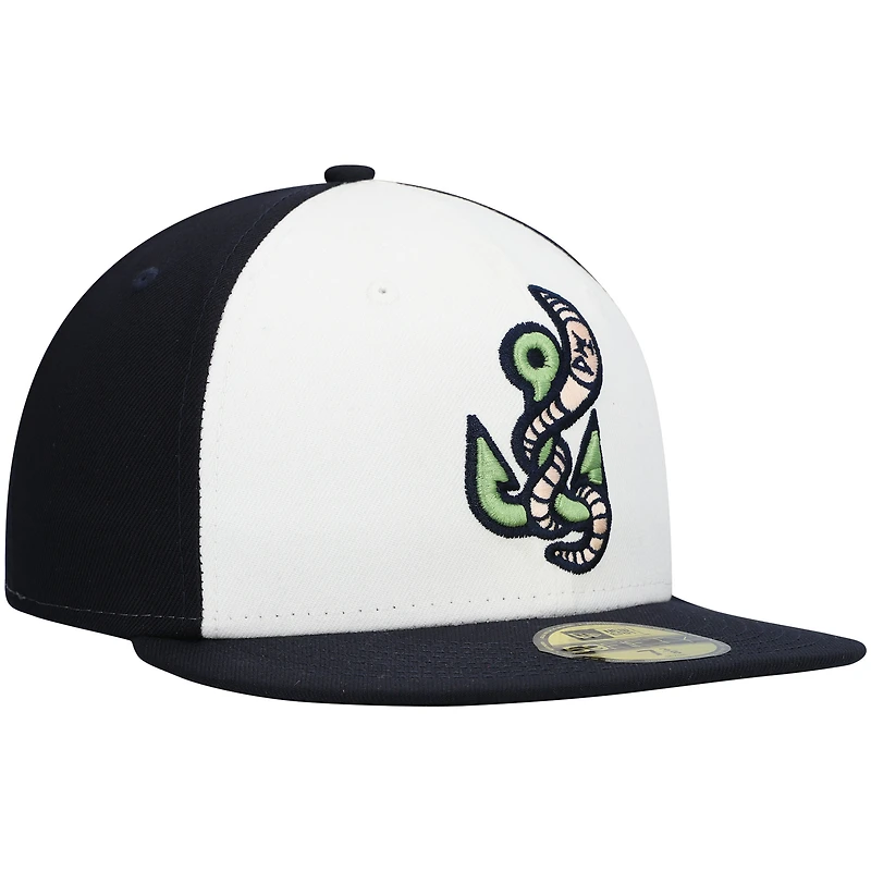 Casquette ajustée New Era Gwinnett Stripers Authentic Collection Team Alternate 59FIFTY pour homme, blanche