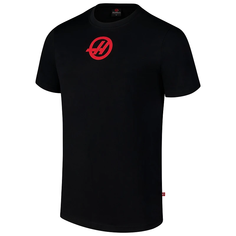 Men's  Black Haas F1 Team Centre Roundel T-Shirt
