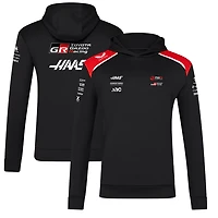 Men's Castore Black Haas F1 Team Overhead Hoodie