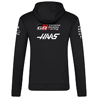 Men's Castore Black Haas F1 Team Overhead Hoodie