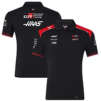 Men's Castore Black Haas F1 Team Polo