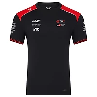 Men's Castore Black Haas F1 Team Set Up T-Shirt