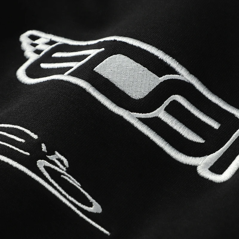 Sweat à capuche noir Esteban Ocon pour homme, équipe Haas F1 2025