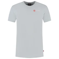 T-shirt gris pour homme Haas F1 Team 2025, motif fan, rayures rondes