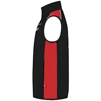 Men's Haas F1 Black Team Gilet Lightweight Full-Zip Vest