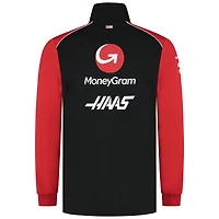 Men's Haas F1 Black Team Quarter-Zip Sweatshirt